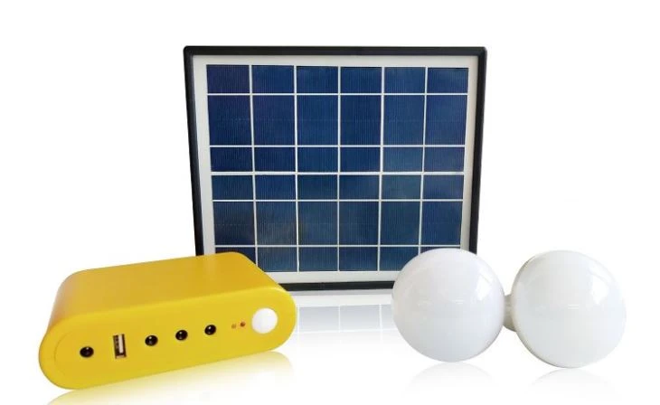 Mini 5W 10W Sistema solar con cargador móvil